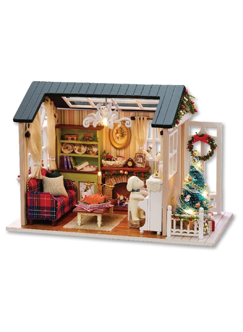 general DIY Mini Dollhouse Kit, 1:24 Scale Wooden Mini Dollhouse Accessories with Kids Teen Adult Furniture - Image 1