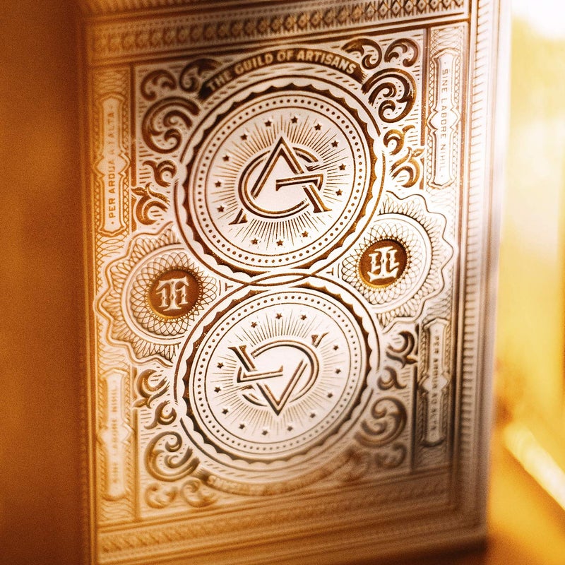 Theory11 بطاقات اللعب الحرفية (بيضاء) - Image 2
