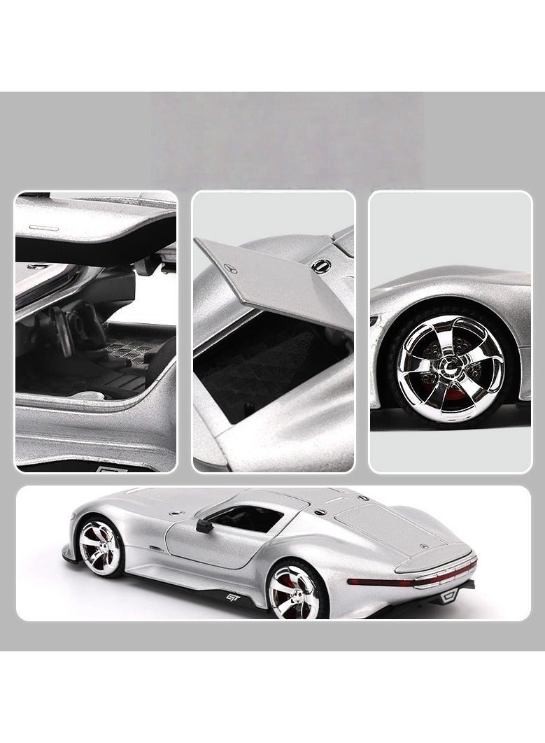 1:32 alloy car model with sound and light can be used as home decoration for room decor - Image 3