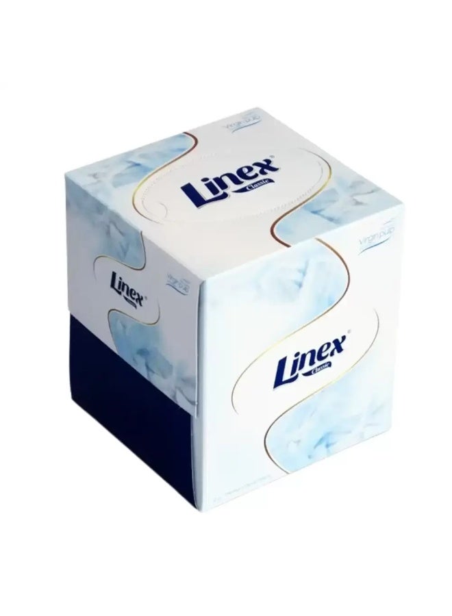 Linex Classic Premium Facial Tissue Nature Friendly And Silky Soft Touch 210X200mm- 100SheetsX2Ply