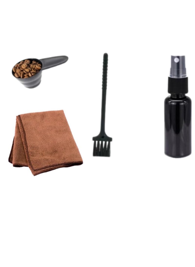 DOPPIO Electric 12 Pcs V60 Pour Over Electric Coffee Maker with Electric Grinder Dripper Set, Coffee Server Pot Size 02, V60 Glass Coffee Dripper with Wood Stand Dripper, Scale (Premium Kit) - Image 5