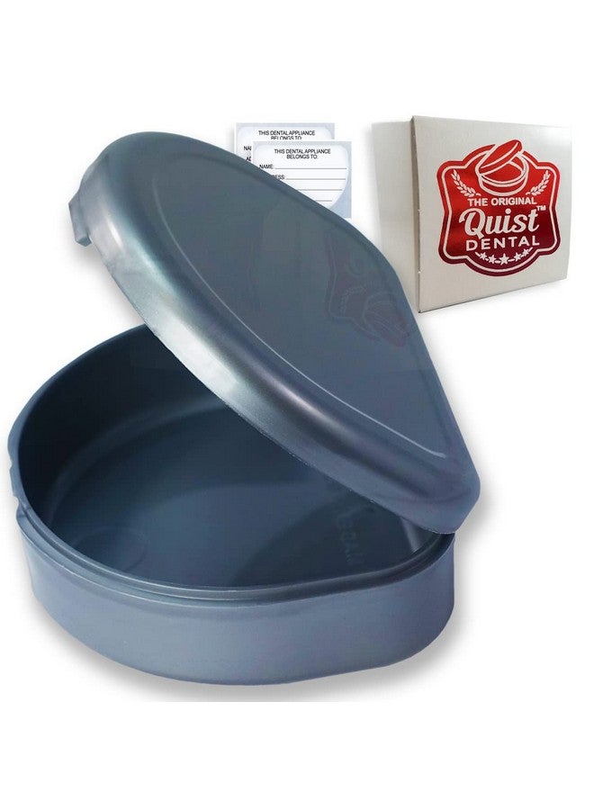 Quist Dental QUIST (TM) Solid Orthodontic Retainer Case (Grey) - Image 1