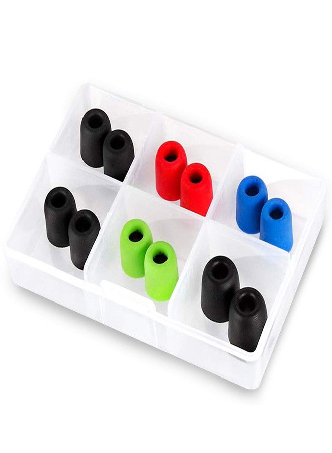 KLIM Earphone Foam Earbud Tips 4.5 mm + New Version + 12 Innovative Memory Foam Earbuds Tips + Extremely Comfortable + Isolates from Outside Noise + Earphone Tips in 2 Different Sizes - Image 1