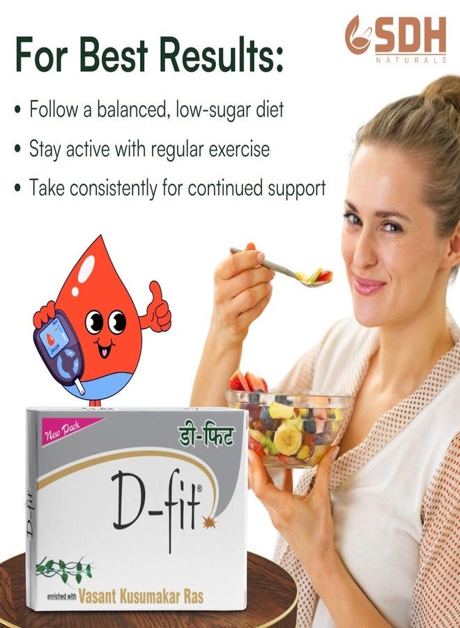 SHREE DHANWANTRI HERBALS SDH Naturals D-Fit Capsules (4x15 Capsules) Ayurvedic Glucose Wellness Support | With Gudmar, Jamun Beej, Karela & Methi Beej - Image 5