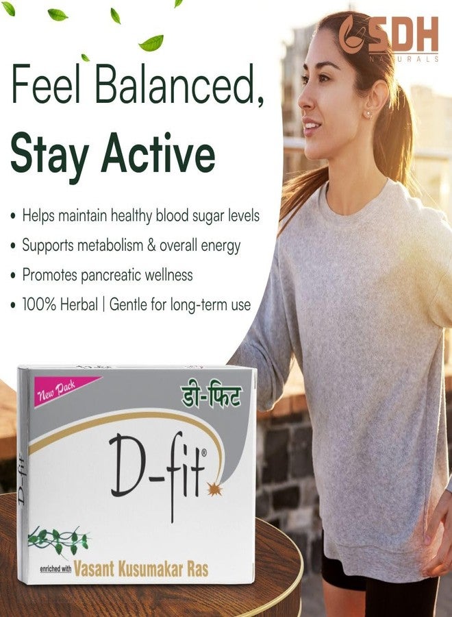SHREE DHANWANTRI HERBALS SDH Naturals D-Fit Capsules (4x15 Capsules) Ayurvedic Glucose Wellness Support | With Gudmar, Jamun Beej, Karela & Methi Beej - Image 3