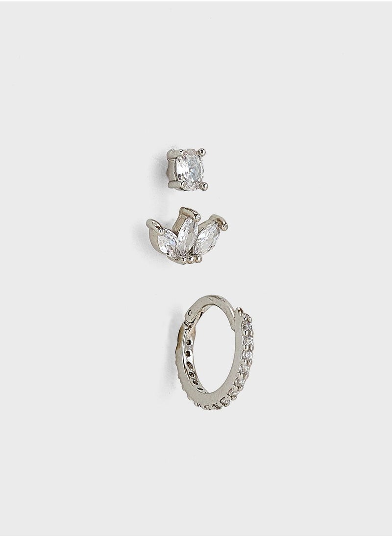 Claires Kids Flower Studs Earring  - Image 2