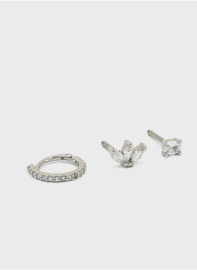 Claires Kids Flower Studs Earring