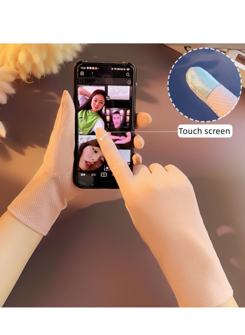 RTYY قفازات نسائية، قفازات قيادة، قفازات حماية من أشعة الشمس الصيفية غير قابلة للانزلاق - Image 2