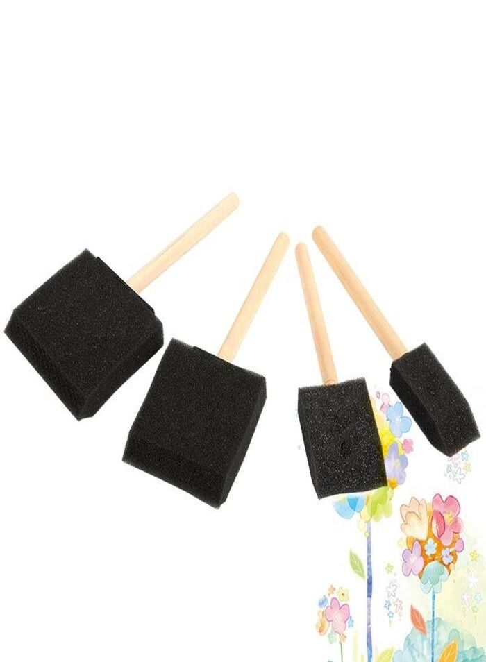 Smart 4 PCS  Foam Paint Brushes For DIY crafts - Image 2