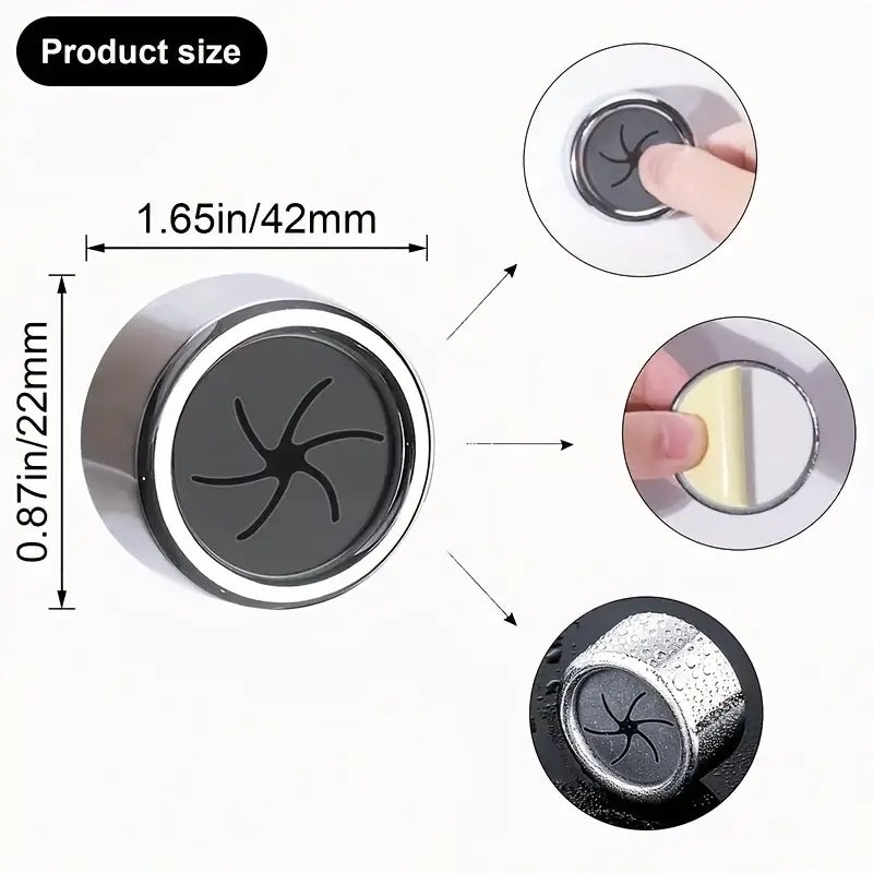 6pcs Adhesive Wall Mounted Towel Holder, Suction Cup Towel Clip For Bathroom & Kitchen - Image 3