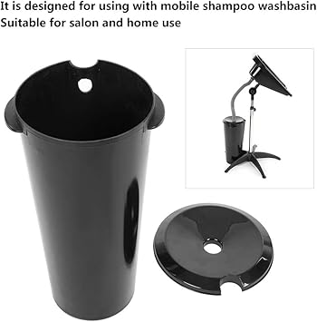 Ejoyous 10L Mobile Hair Washbasin Bucket Large Shampoo Hair Basin Bucket Solon Home Hair Shampoo Basin Tank Hairdresser Washbasin Bucket  - Image 4