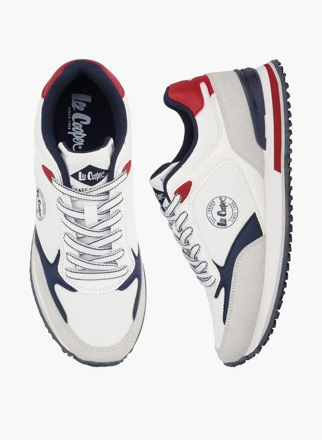 Colourblock Lace-Up Ankle School Sneakers