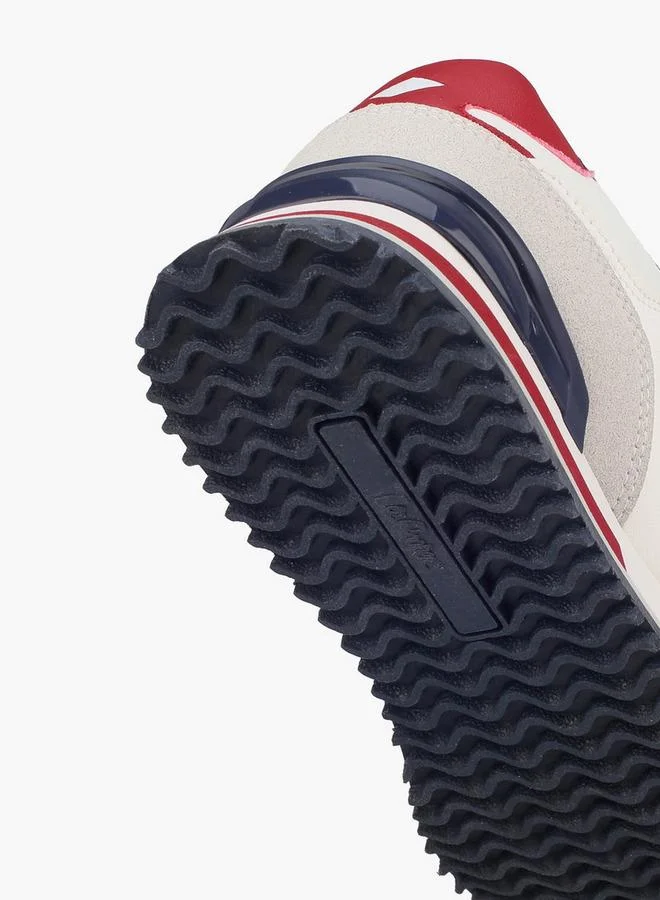 Lee Cooper WHITE Colourblock Lace-Up Ankle School Sneakers for Women | Best Price UAE