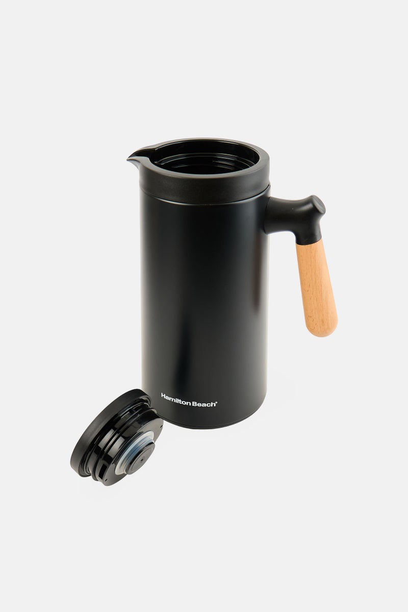 Hamilton Beach Stainless Steel Vacuum Thermos, Black - Image 3