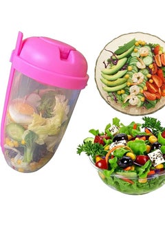 Caseria Caseria Fruit and Vegetable Salad Cup for Travel Easy Clean 1Pc  - Image 2