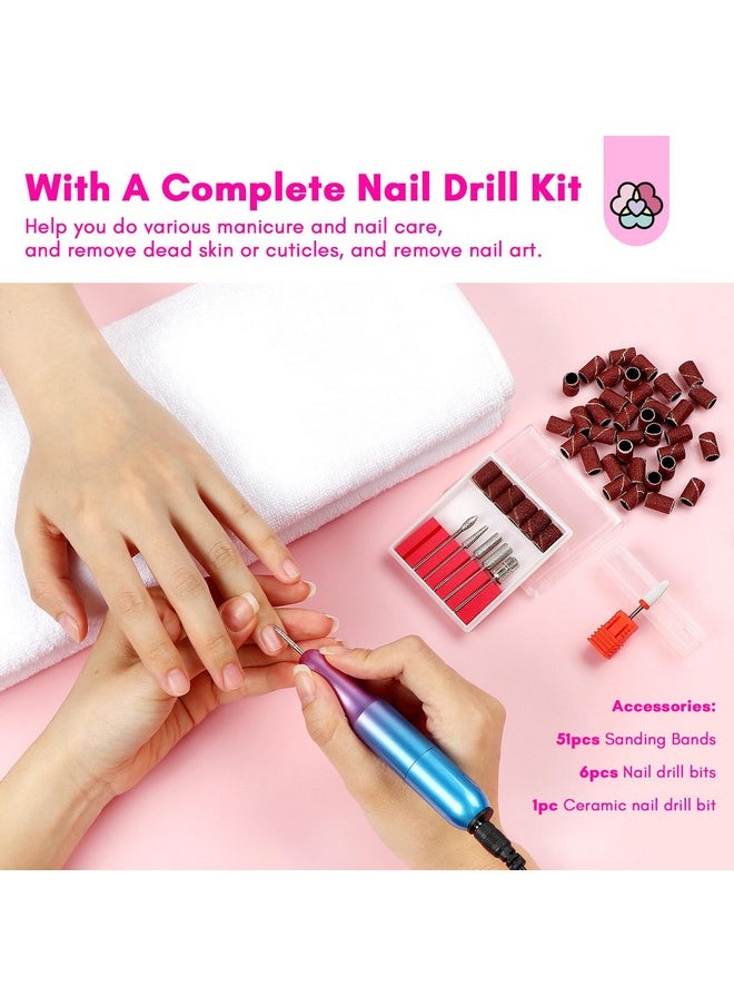 Saviland - Dip Powder Nail Kit With Drill 30 Colors Keratin Dip Nails Powder Kit Starter Set With Dipping Powder Liquid Set With Top Base Coat Activator For Beginners All Seasons Tones Home Diy Salon - Image 1