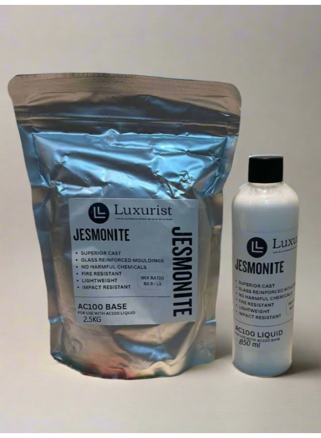 Luxurist Jesmonite AC100 Powder Base 2.5 kg with Base Liquid 850ml - Image 1