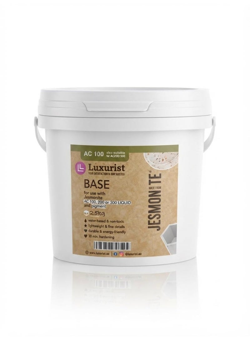 Luxurist Jesmonite AC100 Powder Base 2.5 kg with Base Liquid 850ml - Image 2
