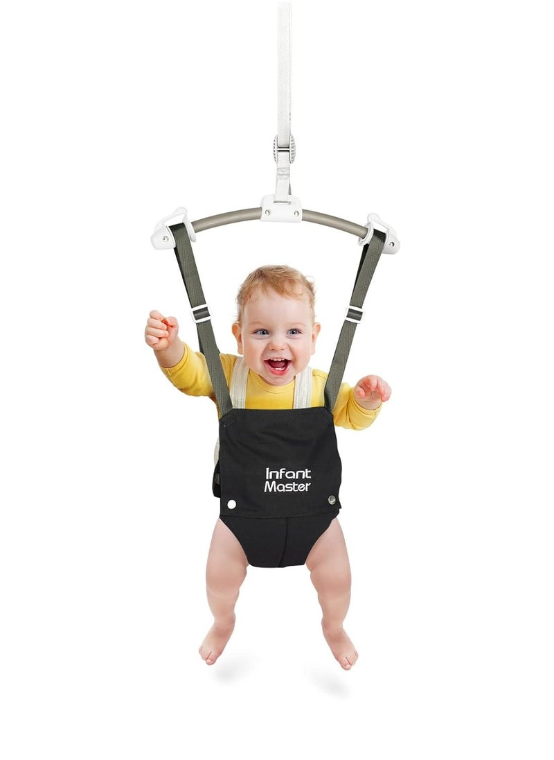 Master - Infant Master Baby Doorway Jumpers, Sturdy Johnny Jumper Adjustable 10.8"-23.6" Strap, Soft Baby Johnny Bouncer w/Seat Bag, Protable Doorway Jumper and Boucer for Baby, Ideal Gift for Infant - Image 1
