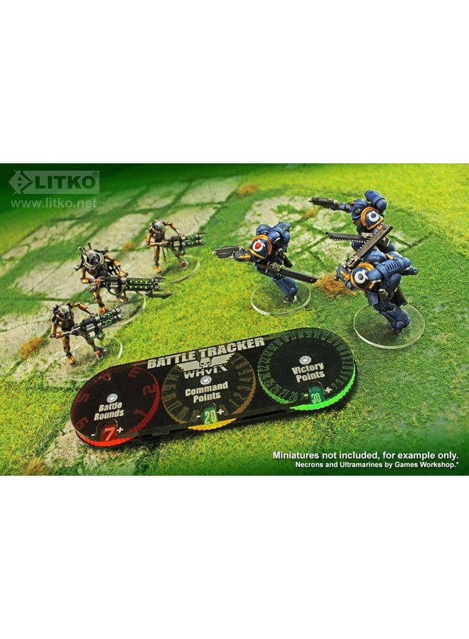 ليتكو متتبع معارك LITKO | متوافق مع Warhammer 40K الإصدار التاسع | نقاط القيادة والنصر | جولة المعركة | الهدف - Image 2