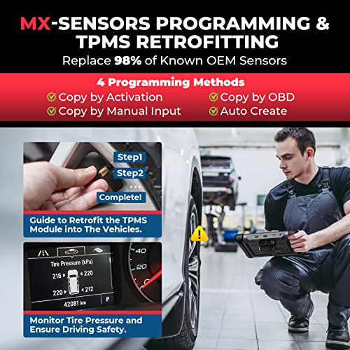 Autel MaxiCOM MK808S-TS Scanner, 2024 Complete TPMS Check/Activate/Relearn Tool, Same as MX808S-TS MK808Z-TS, 28+Service, BT Full System Scan,Bidirectional, FCA AutoAuth,Upgrade of MK808BT PRO MK808S - Image 5