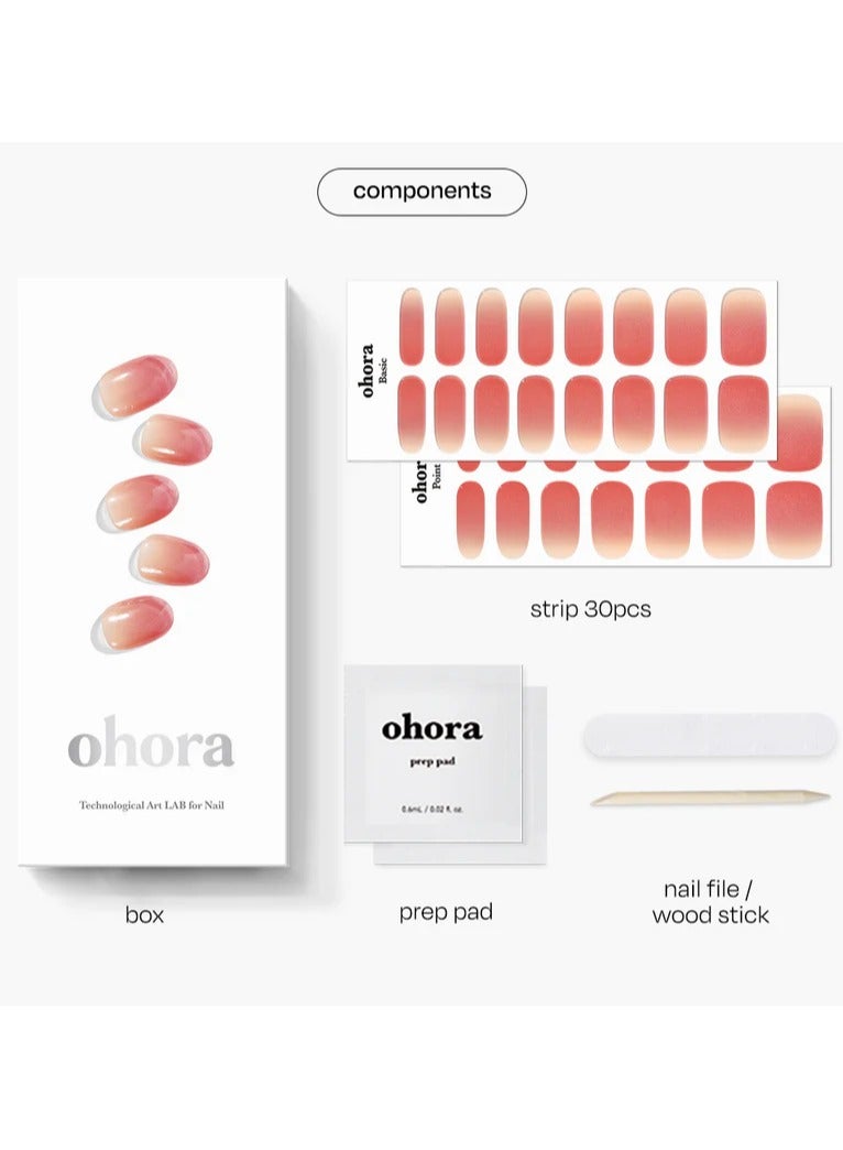 اوهورا شرائط أظافر جل أوهورا برو-فينيش جل أظافر أساسية رقم 1، 30 وحدة - Image 3