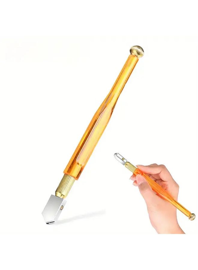 Professional Glass Cutting Tool with Tungsten Carbide Blade 6.7 Inch Handle 1pc - Image 1
