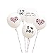 DelightBox Will You Marry Me Balloons Set 5 Pcs 12 Inch Proposal Balloons with Marry Me I Love You and Heart Designs for Proposal Decorations Engagement Party Decor Valentines Day - Image 4