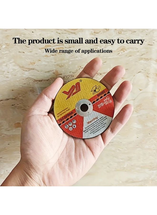 10 Pcs 3 Inch Dual Mesh Cutting Discs Metal Abrasive Wheels For Electric Tools - Image 2