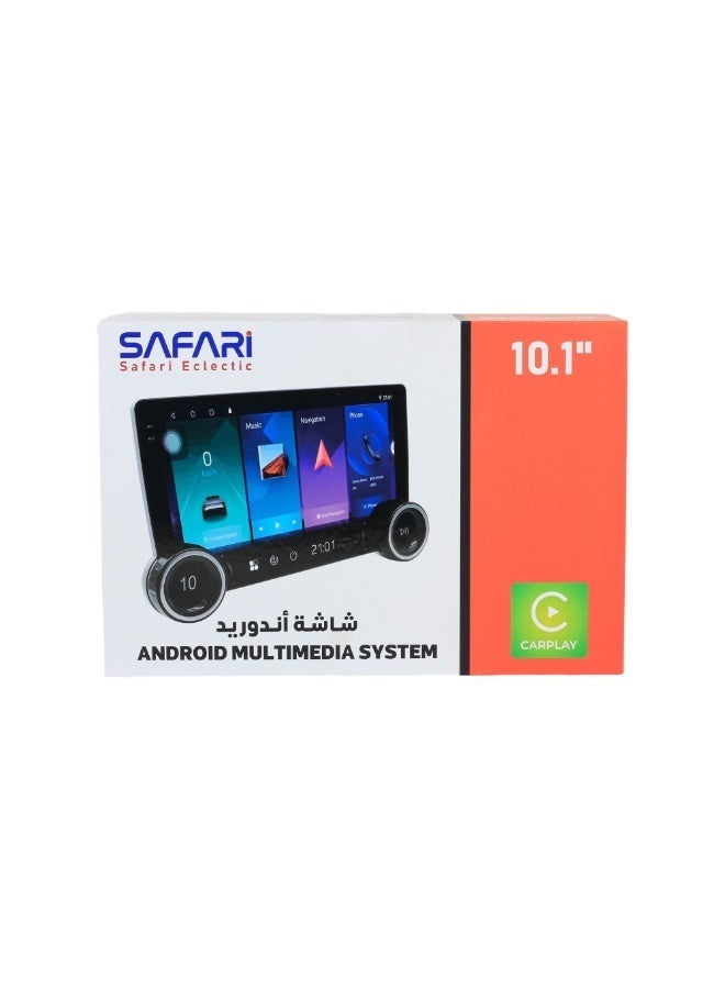 شاشة سيارة أندرويد سفاري 10.1 بوصة تدعم CarPlay