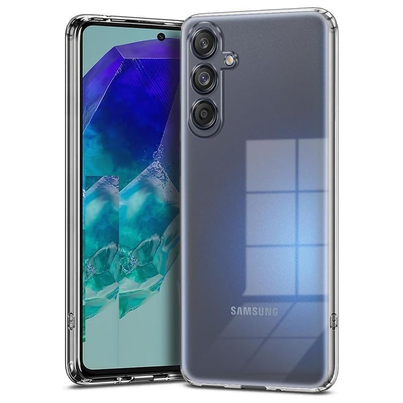 SPAZY CASE غطاء خلفي ® سامسونج جالاكسي M14 4G | غطاء حماية شفاف ناعم مضاد للصدمات هجين لجهاز سامسونج جالاكسي M14 4G - Image 1