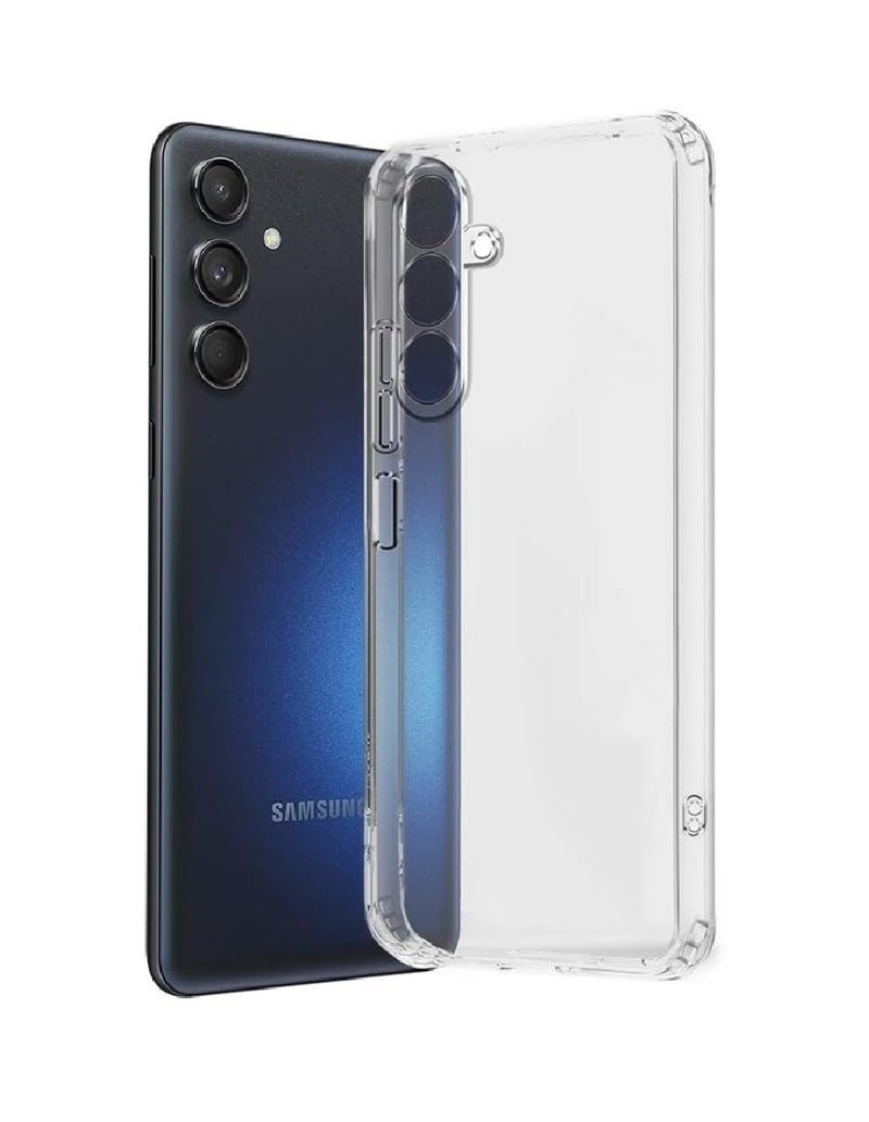 SPAZY CASE غطاء خلفي ® سامسونج جالاكسي M14 4G | غطاء حماية شفاف ناعم مضاد للصدمات هجين لجهاز سامسونج جالاكسي M14 4G - Image 3