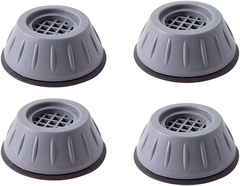 Glitzn Anti Vibration Pads for Washing Machine Washing Feet Pads Shock Absorber Noise Cancelling Washer Support 4 PCS Washing Machine Anti Vibration Pad Heightening Pads Round - Image 1