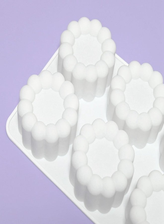 mostsom Silicone Flower Mousse Cake Mold Ice Cream Chocolate Mold Soap 3D Cupcake Bakeware Baking Dish Cake Pan Muffin Mould (A_ Flower) - Image 3