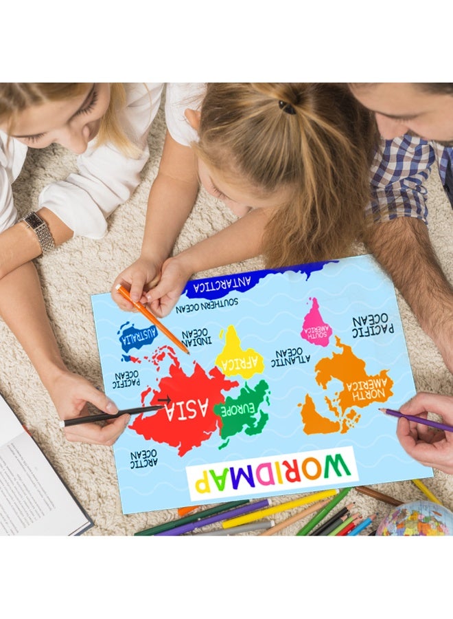 Capstro Early Education Wall Posters for Kids – 18 Educational Charts for Toddlers & Children – Alphabet, Numbers, Colors, Shapes, Animals & More – Classroom & Home Learning Decorations - Image 3