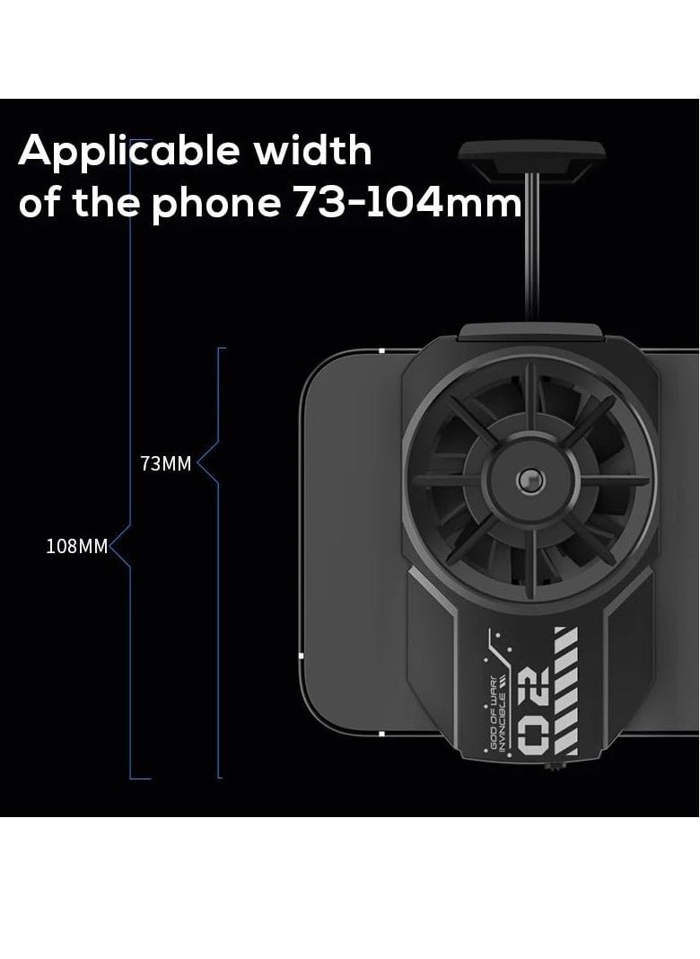 MEMO DL-A2 Semiconductor Cooling Mobile Phone Radiator | Efficient Cooling for All Smartphones | Fast and Quiet Heat Dissipation | Universal Compatibility for iPhone & Android Devices | Portable and Easy to Use - Image 3