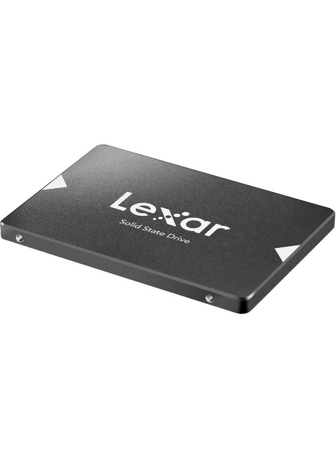 ليكسار قرص صلب داخلي SSD سعة 128 جيجابايت NS100 2.5 بوصة SATA III، سرعة قراءة تصل إلى 520 ميجابايت/ثانية، رمادي (LNS100-128RBNA) - Image 4