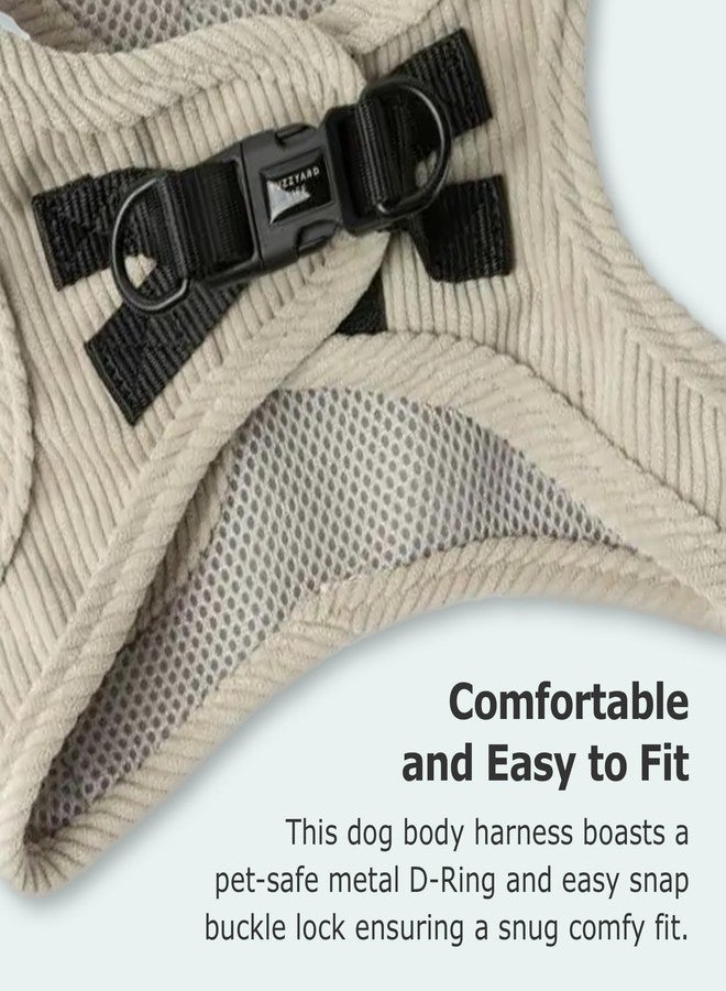 FuzzYard Life Corduroy Step in Dog Harness | Size XXS | Stylish Premium Corduroy Design in Sandstone Perfect for Everyday Walks - Image 5