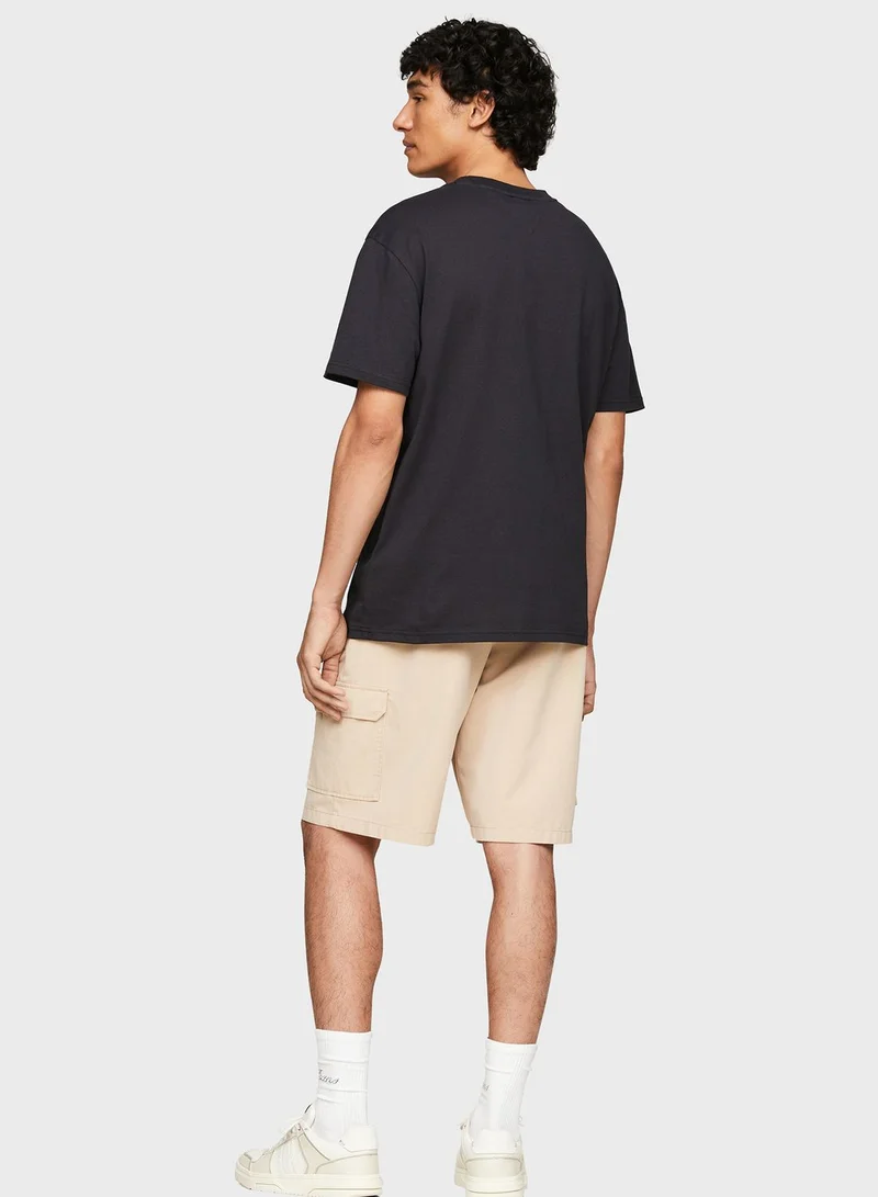 TOMMY JEANS Flag Crew Neck T-Shirt