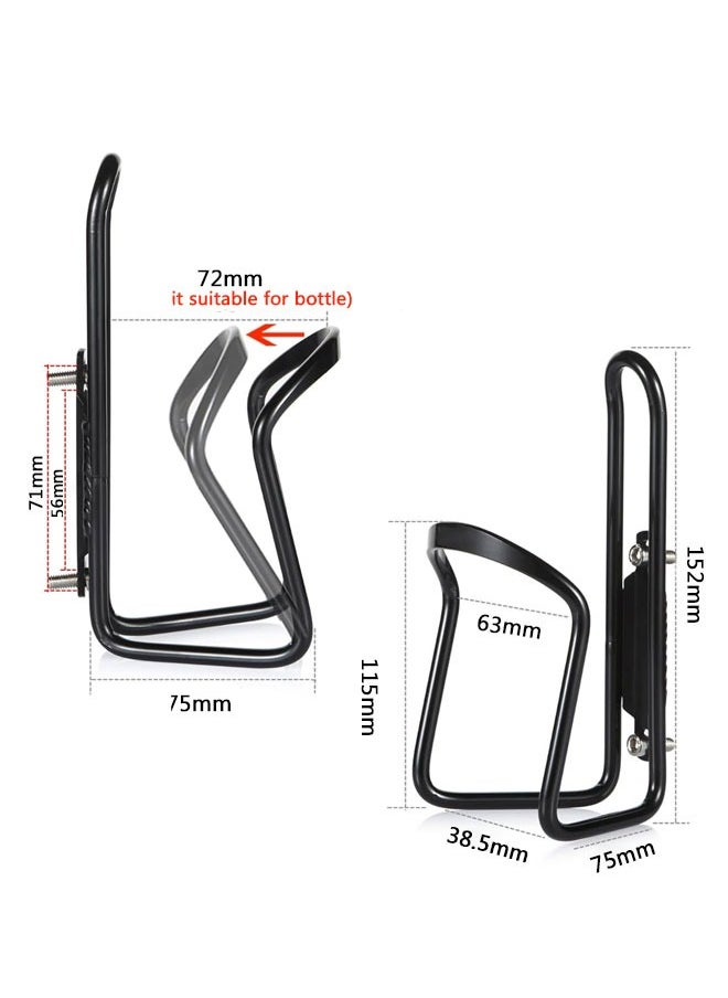 GUSGU - 2pcs Bike Water Bottle Cages Lightweight Aluminum Alloy, Cycling Bicycle Water Bottle Holder Cages Brackets for Mountain Bike MTB Road Bike, Bike Accessories  Drilled Holes Required - Image 1