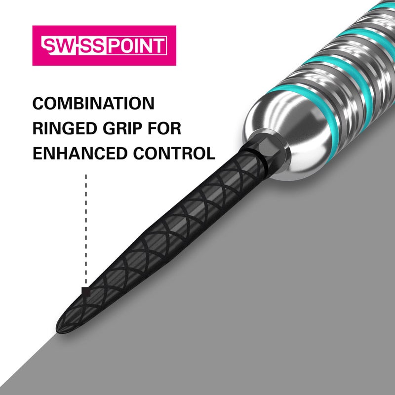 Target نقاط دارتس سويس من تارجت، نصائح دارتس دايموند برو سويس (مجموعة 3 قطع من النصائح) 35 مم، أسود | تغيير نقاط الدارت، ملحقات دارتس احترافية - Image 3