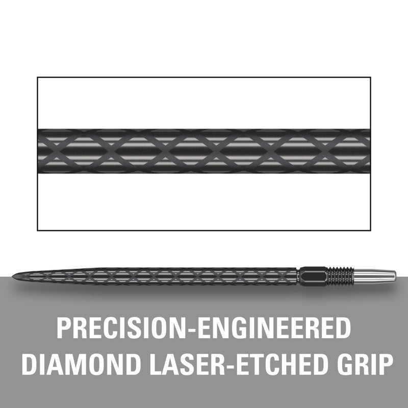 Target نقاط دارتس سويس من تارجت، نصائح دارتس دايموند برو سويس (مجموعة 3 قطع من النصائح) 35 مم، أسود | تغيير نقاط الدارت، ملحقات دارتس احترافية - Image 4