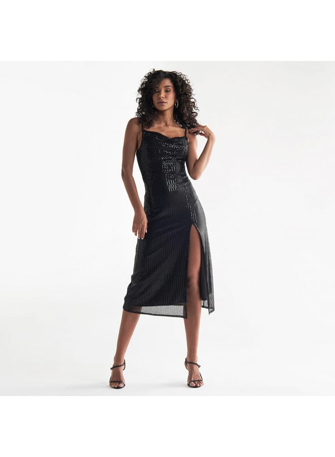 Splash FAV Sequin Slip Dress - Image 4