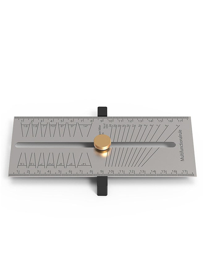 Woodworking Scriber Multi-functional Protractor Adjustable BevelAngle Gauge Stainless Steel Angle Ruler Slope Gauge Carpentry Accessory  - Image 3