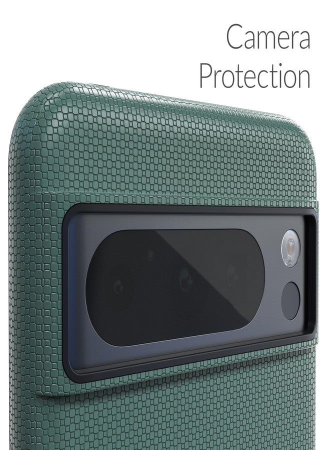 كريف جراب Crave لهاتف Google Pixel 8 Pro، جراب مزدوج الطبقات مقاوم للصدمات لهاتف Google Pixel 8 Pro (6.7 بوصة) - أخضر غابي - Image 3