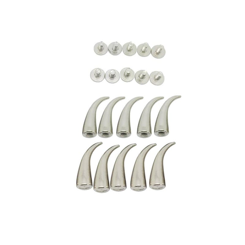 ATORSE 2x10 Pieces Metal Bullet Rivet Studs Spikes DIY Punk Bag Belt Shoes Crafts - Image 3