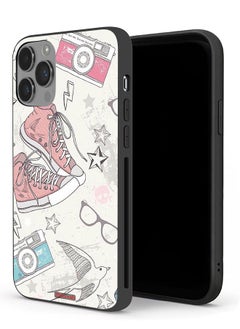 Apple iPhone 14 Pro Protective Case Canva Shoes And Camera Art