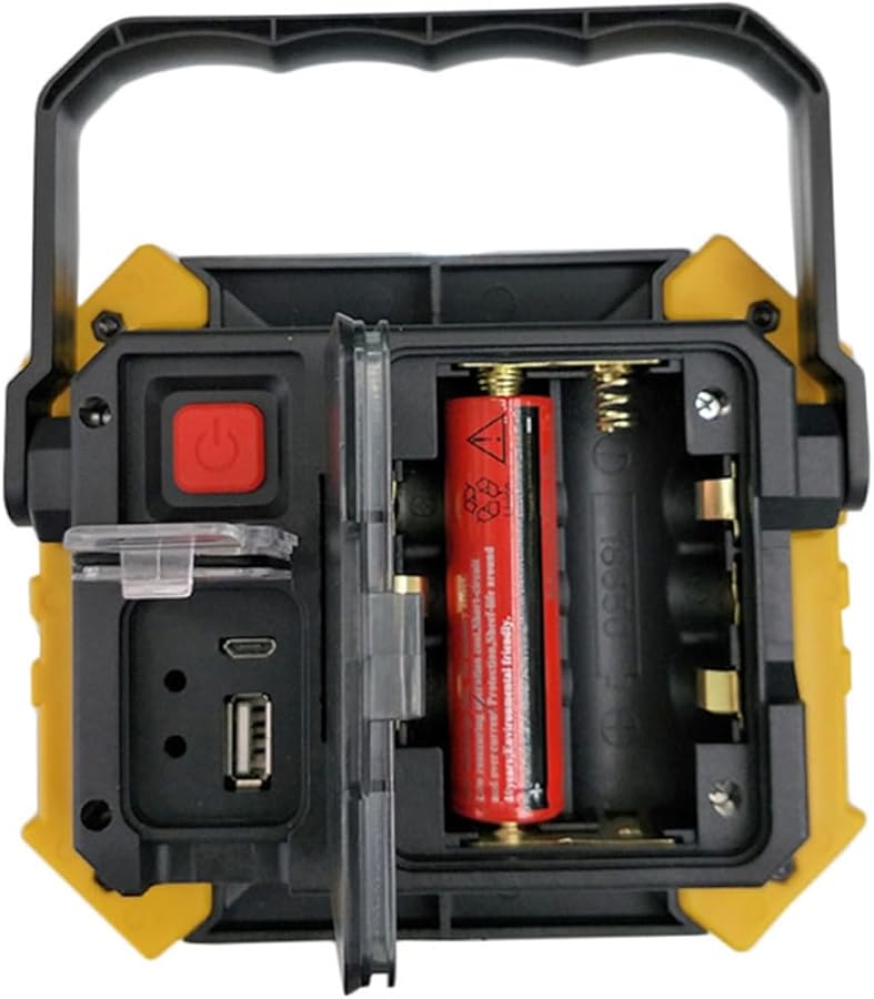 Jojofuny USB Rechargeable Cob LED Work Light Portable Spotlight For Camping Emergency - Image 1