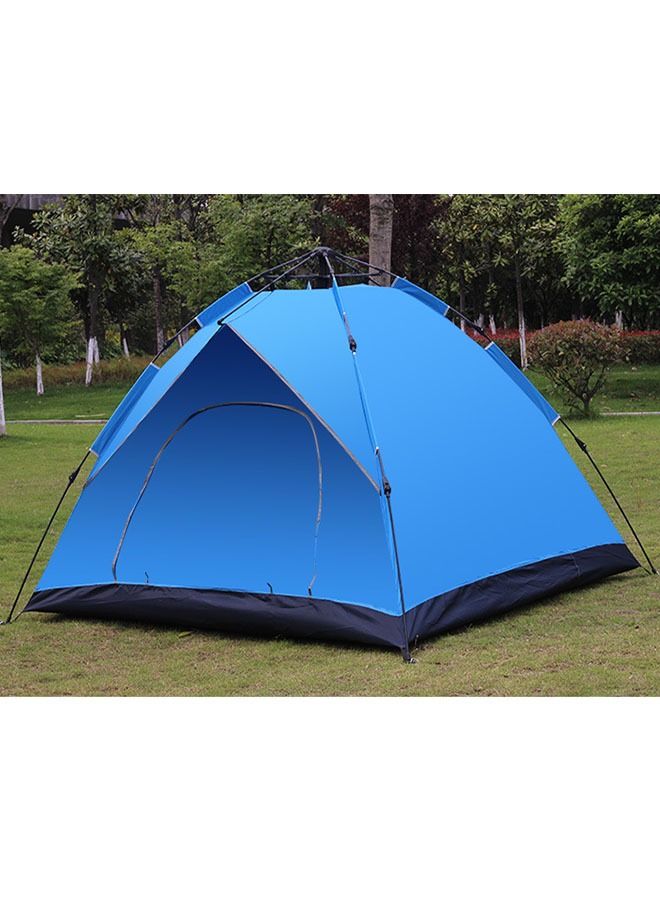 ZCM-HAPPY Automatic Pop Up Instant Camping Tent 200x200x135cm Easy Setup Lightweight 4 Person Tent with UV Protection Compact Travel Tent - Image 2