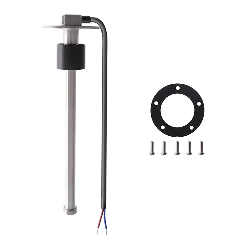 Generic KAOLALI Fuel Gas Sender Stainless Steel Fuel Sending Unit 400MM Marine Boat Water Level Gauge Sensor 5 Hole fit Fuel Water Gauge 0~190ohm  - Image 1